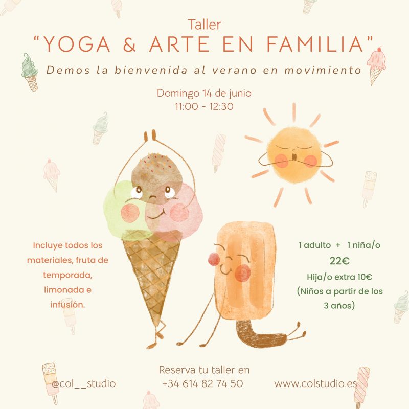 Taller yoga & arte en familia