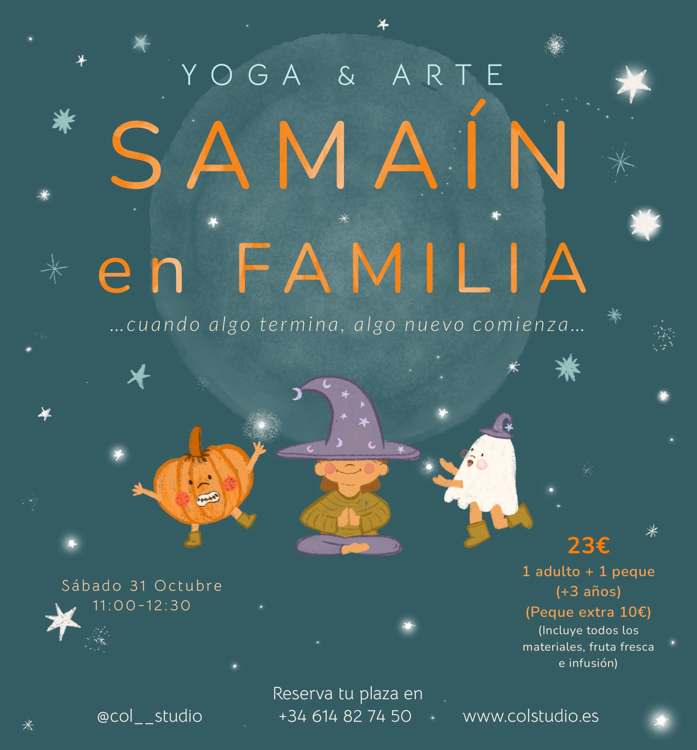 Taller yoga & arte en familia