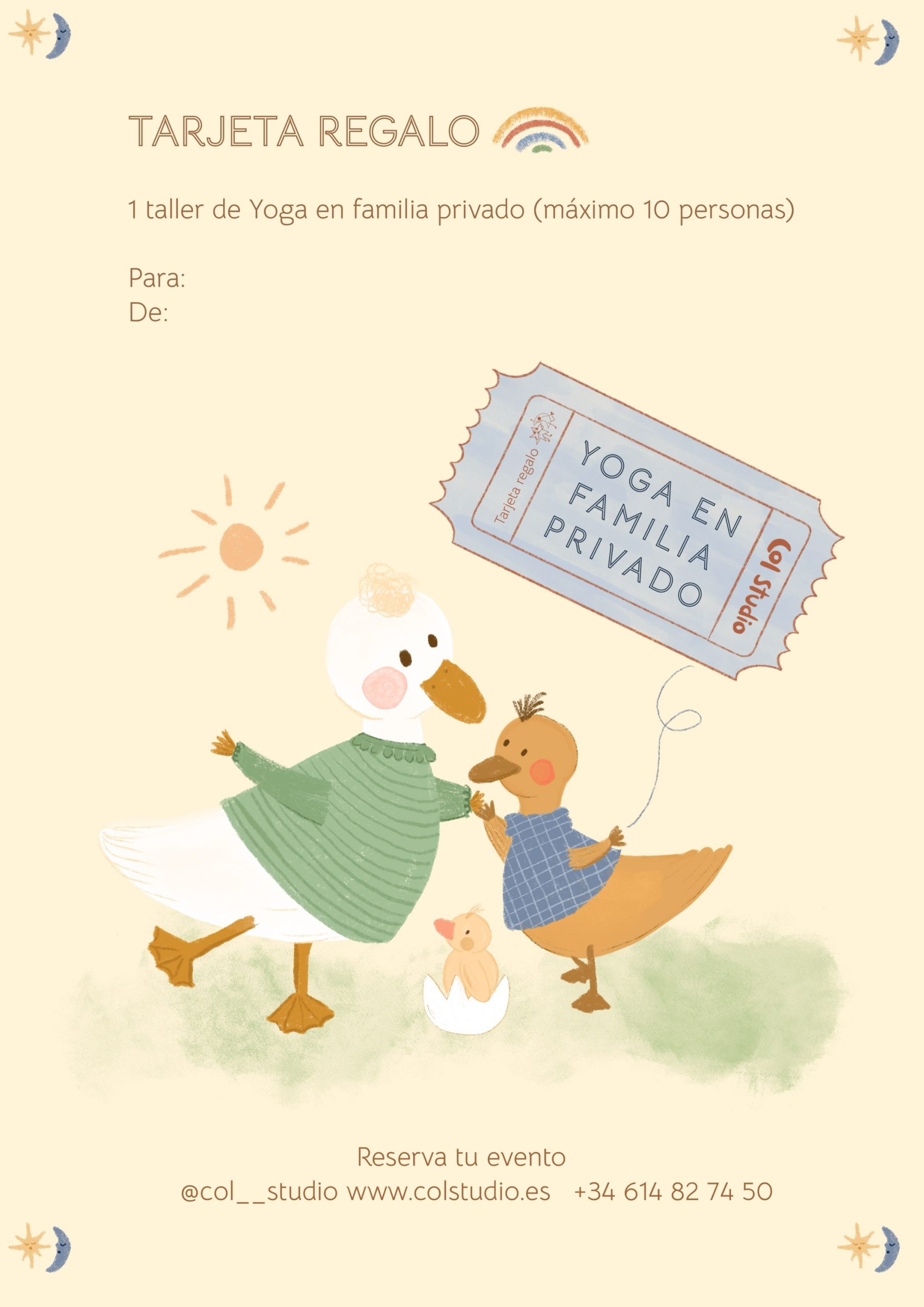 Yoga & arte en familia privado