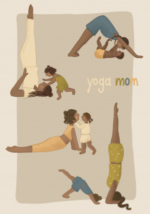 Ilustracion yoga