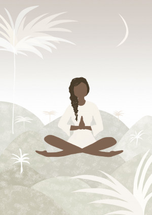 Ilustracion yoga