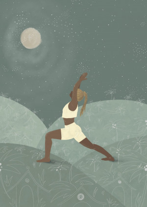Ilustracion yoga